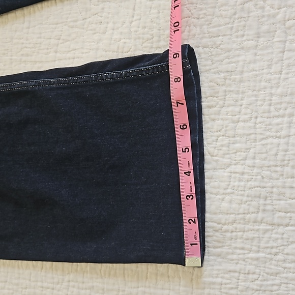 FREE ASSEMBLY KIDS GIRLS OVERALLS DARK BLUE DENIM SIZE 18 PREOWNED - Picture 14 of 15